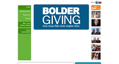 Desktop Screenshot of boldergiving.org